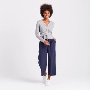 Brass clothing wave weave all day culottes